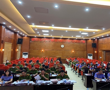 Liên ngành Công an - Viện kiểm sát - Tòa án nhân dân quận Thanh Xuân tổ chức...